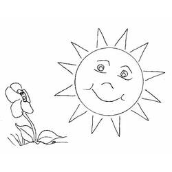 Coloring page: Sun (Nature) #157919 - Free Printable Coloring Pages