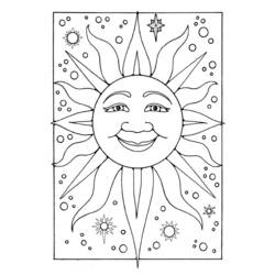 Coloring page: Sun (Nature) #157931 - Free Printable Coloring Pages