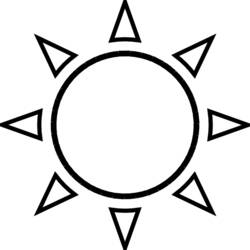 Coloring page: Sun (Nature) #157973 - Free Printable Coloring Pages
