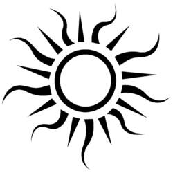 Coloring page: Sun (Nature) #157977 - Free Printable Coloring Pages