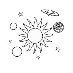 Coloring page: Sun (Nature) #158173 - Free Printable Coloring Pages