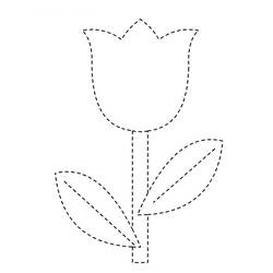 Coloring page: Tulip (Nature) #161617 - Free Printable Coloring Pages