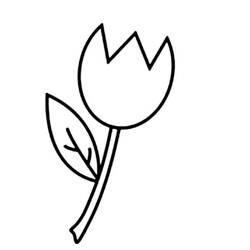 Coloring page: Tulip (Nature) #161717 - Free Printable Coloring Pages