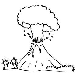Coloring page: Volcano (Nature) #166565 - Free Printable Coloring Pages