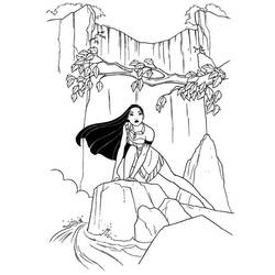 Coloring page: Waterfall (Nature) #159917 - Free Printable Coloring Pages