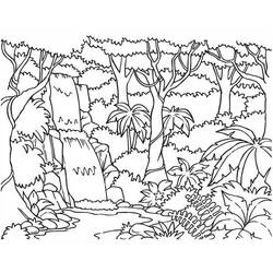 Coloring page: Waterfall (Nature) #159936 - Free Printable Coloring Pages
