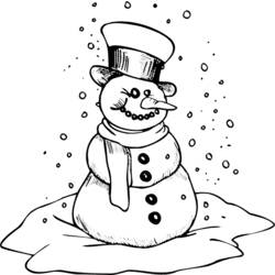Coloring page: Winter season (Nature) #164417 - Free Printable Coloring Pages