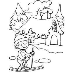 Coloring page: Winter season (Nature) #164436 - Free Printable Coloring Pages