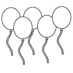 Coloring page: Balloon (Objects) #169586 - Free Printable Coloring Pages