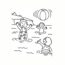 Coloring page: Beach ball (Objects) #168920 - Free Printable Coloring Pages