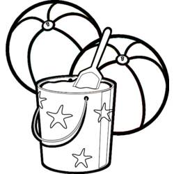 Coloring page: Beach ball (Objects) #169176 - Free Printable Coloring Pages