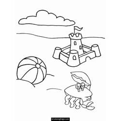 Coloring page: Beach ball (Objects) #169228 - Free Printable Coloring Pages