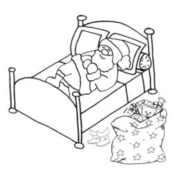 Coloring page: Bed (Objects) #167930 - Free Printable Coloring Pages
