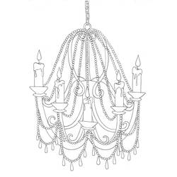 Coloring page: Candlestick (Objects) #169828 - Free Printable Coloring Pages
