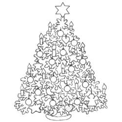 Coloring page: Christmas Tree (Objects) #167456 - Free Printable Coloring Pages