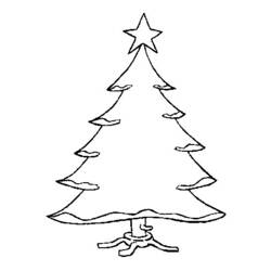 Coloring page: Christmas Tree (Objects) #167484 - Free Printable Coloring Pages