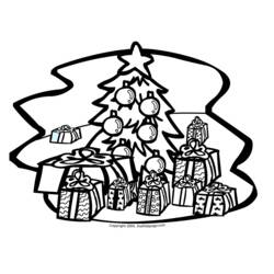 Coloring page: Christmas Tree (Objects) #167659 - Free Printable Coloring Pages