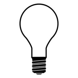 Coloring page: Light bulb (Objects) #119362 - Free Printable Coloring Pages