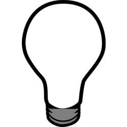 Coloring page: Light bulb (Objects) #119383 - Free Printable Coloring Pages