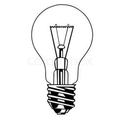 Coloring page: Light bulb (Objects) #119426 - Free Printable Coloring Pages