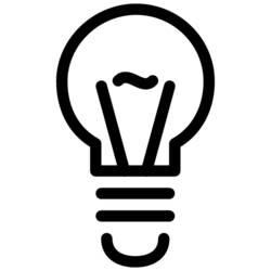 Coloring page: Light bulb (Objects) #119464 - Free Printable Coloring Pages