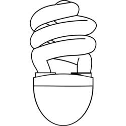 Coloring page: Light bulb (Objects) #119518 - Free Printable Coloring Pages