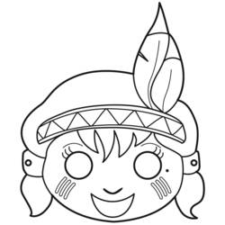 Coloring page: Mask (Objects) #120489 - Free Printable Coloring Pages