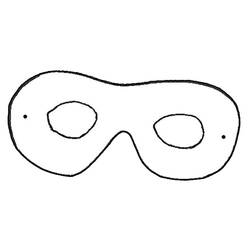 Coloring page: Mask (Objects) #120647 - Free Printable Coloring Pages