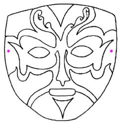 Coloring page: Mask (Objects) #120760 - Free Printable Coloring Pages