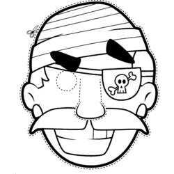 Coloring page: Mask (Objects) #120791 - Free Printable Coloring Pages