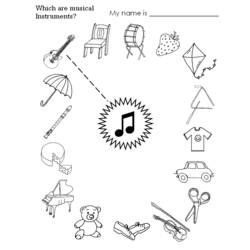 Coloring page: Musical instruments (Objects) #167359 - Free Printable Coloring Pages