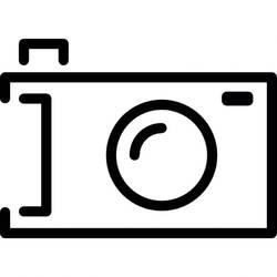 Coloring page: Photo camera (Objects) #119804 - Free Printable Coloring Pages