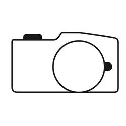 Coloring page: Photo camera (Objects) #119898 - Free Printable Coloring Pages