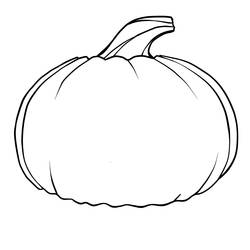 Coloring page: Pumpkin (Objects) #166819 - Free Printable Coloring Pages