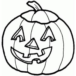 Coloring page: Pumpkin (Objects) #166823 - Free Printable Coloring Pages