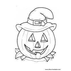 Coloring page: Pumpkin (Objects) #166830 - Free Printable Coloring Pages