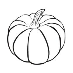 Coloring page: Pumpkin (Objects) #167024 - Free Printable Coloring Pages