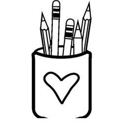 Coloring page: School equipment (Objects) #118652 - Free Printable Coloring Pages