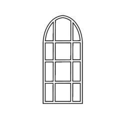 Coloring page: Window (Objects) #168544 - Free Printable Coloring Pages