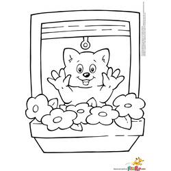 Coloring page: Window (Objects) #168814 - Free Printable Coloring Pages