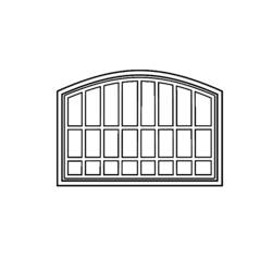 Coloring page: Window (Objects) #168817 - Free Printable Coloring Pages