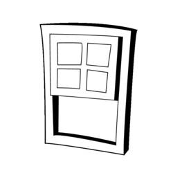 Coloring page: Window (Objects) #168842 - Free Printable Coloring Pages