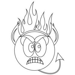 Coloring page: Smiley (Others) #115945 - Free Printable Coloring Pages