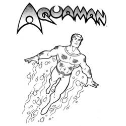 Coloring page: Aquaman (Superheroes) #84970 - Free Printable Coloring Pages