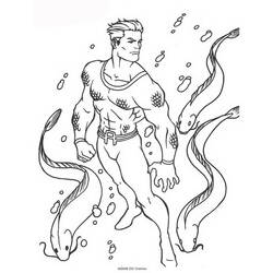 Coloring page: Aquaman (Superheroes) #84994 - Free Printable Coloring Pages