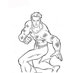 Coloring page: Aquaman (Superheroes) #84996 - Free Printable Coloring Pages