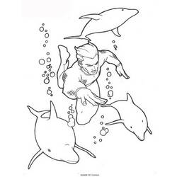 Coloring page: Aquaman (Superheroes) #85024 - Free Printable Coloring Pages