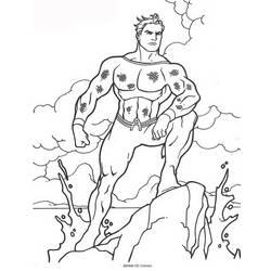 Coloring page: Aquaman (Superheroes) #85028 - Free Printable Coloring Pages