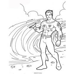 Coloring page: Aquaman (Superheroes) #85153 - Free Printable Coloring Pages