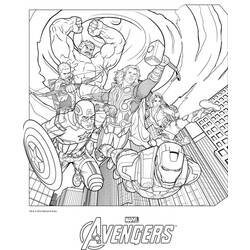 Coloring page: Avengers (Superheroes) #74020 - Free Printable Coloring Pages